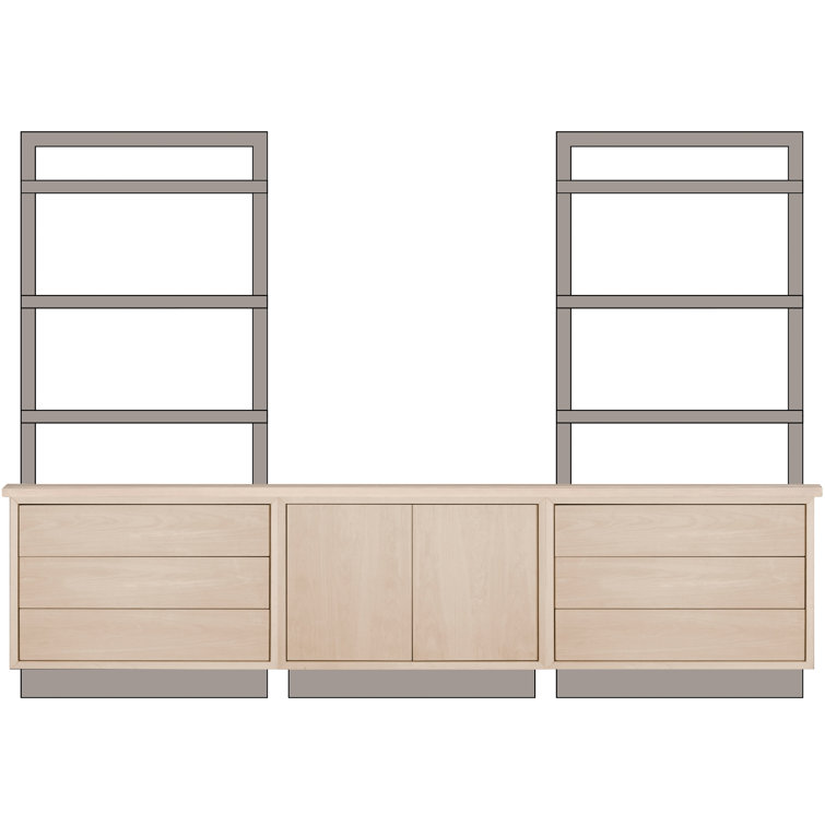 Vanguard Furniture Make It Yours, Vanguard Home Office Etagere Storage